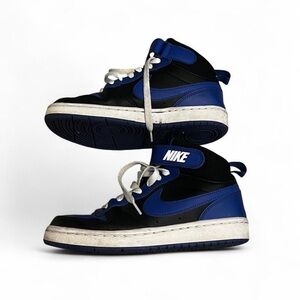 Nike Black and Blue Sneakers